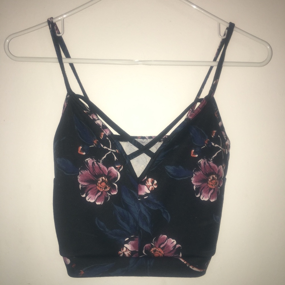 Floral crop top